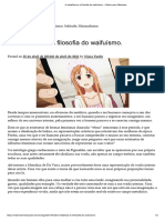 A Metafísica e A Filosofia Do Waifuísmo