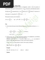 Differential Operators