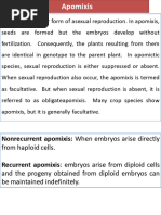 Apomixis