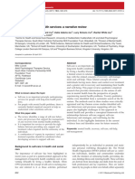 Health Social Care Comm - 2011 - Lucock - Self Care in Mental Health Services A Narrative Review