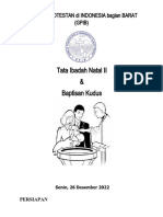 Tata Ibadah Natal II, 26 Des 2022 (Fix) .