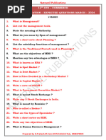 12th E.M. 2&3 Marks Important Questions