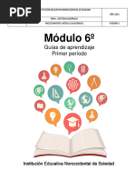 Módulo Educativo Basado en Competencias 6º