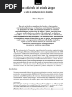 La Catástrofe Del Estado Vargas: O Sobre La Construcción de Los Desastres