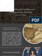 El Derecho en Castilla y Su Influencia en