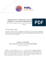 2016 Measurements Performance and Analysis of A LoRa FABIAN A Real World Implementation of LPWAN