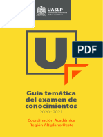 Guia Tematica Del Examen de Conocimientos 2020 2021 7133896