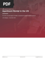 Apartment Rental in The US Industry Report