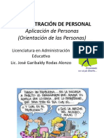 APLICACIÃ"N DE PERSONAS (OrientaciÃ N)