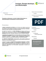 Master Electronique Energie Electrique Automatique Electronique