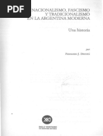 Devoto, F. Nacionalismo, Fascismo y Tradicionalismo en La Argentina Moderna. A Modo de Conclusión