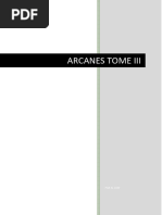 Arcanes Tome Iii