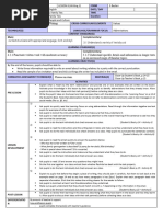 Form 3 English Language Lesson Plan