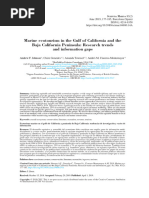 Johnson, A.F., Et Al. 2019. Marine Ecotourism in The Gulf of California and The Baja California Peninsula, Research Trends and Information Gaps