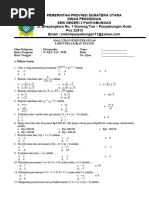 Soal Matematika Kelas X