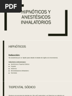 Anestésicos Ev e Inhalatorios