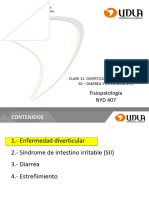 Clase 11 - Diverticulitis, SII, Diarrea, Estreñimiento