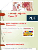 Unidad III Fonología Española Corregido