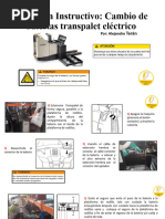 Instructivo Cambio Bateria Transpalet