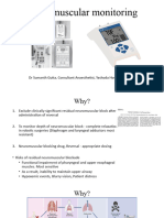 Neuromuscular Monitoring