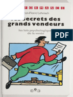 Les Secrets Des Grands Vendeurs