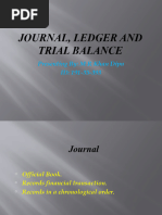 Journal, Ledger and Trial Balance