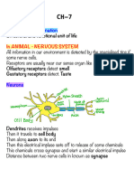 Ch-7 Bio Notes Class 10 Control Coordination Part 1