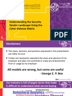 Understanding The Security Vendor Landscape Using The Cyber Defense Matrix