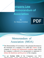 U1 5 Memorandum of Association