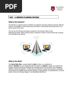 Unit 2 (RM) Website Planning Process