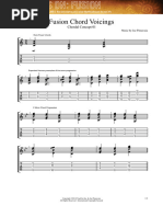 Fusion Chord Voicings: Chordal Concept 01