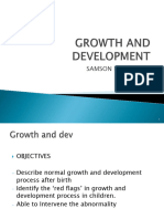 Growth and Development