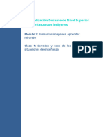 M2 - C1 - Sentidos y Usos de Las Imágenes en Situaciones de Enseñanza