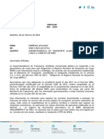 Circular 003 - 2024 Superintendencia Llama A Los Generadores de Carga A Cumplir Con RNDC