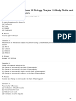 MCQ Questions For Class 11 Biology Chapter 18 Body Fluids and Circulation With Answers