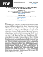 Factors Influencing Youth Unemployment in Puntlnad State of Somalia For The Case of Garowe District Awil Abdinor Yusuf