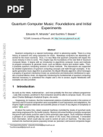 Quantum Computer Music - Foundations and Initial Experiments