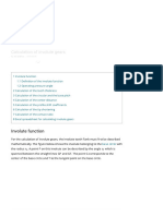 Calculation of Involute Gears - Tec-Science