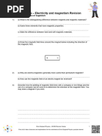 4 Electricity and Magnetism Revision 4.1 Simple Phenomena of Magnetism - IGCSE Physics - Chris Gozzard Physics