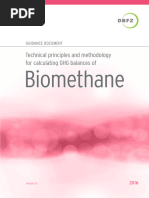 Biomethane - Technical Principles & Methodology For Calculating GHG Balances (2016 by DBFZ)