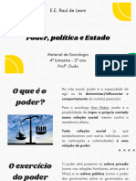 Poder, Política e Estado - 2.º Ano