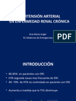 Hipertensión Arterial en Enfermedad Renal Crónica: Ana Maria Angel R1 Medicina de Emergencias