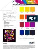 Printop D-Color Color Card - Spanish