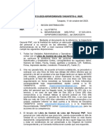 Memo Libro de Ingreso Del Personal PNP