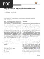 Image Color Transfer To Evoke Different Emotions Based On Color Combinations