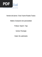 Proyecto 1 de Evaluacion Psicologica