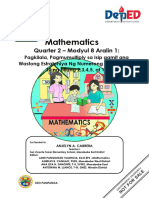 MATH2 Q2 Modyul8 Aralin1 Tagalog Pagkilala Pagmumultiply Sa Isip Gamit Ang Wastong Estratehiya NG Numerong 1 Hanggang 10 NG Bilang 2345 at 10