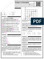 2° Ano - Análise Combinatória - 2 - GABARITO