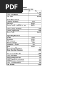 Income Statement For The Year Ended December 31, 1989 Description DR CR