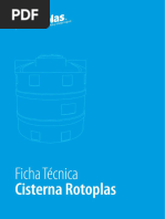 Ficha Tecnica de La Cisterna Rotoplas para Agua - Cist1 - SP